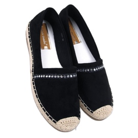 Dámské espadrilky Etance Black - Inello černá Dámské espadrilky Etance Black - Inello černá