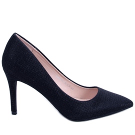 Dámské večerní vysoké podpatky Beverly Black - Inello černá Dámské večerní vysoké podpatky Beverly Black - Inello černá