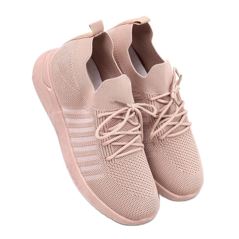 Ponožkové sportovní boty Sharpe Khaki - Inello hnědý Ponožkové sportovní boty Sharpe Khaki - Inello hnědý