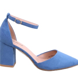 Kotníkové lodičky Pozzi Denim Blue - Inello modrý Kotníkové lodičky Pozzi Denim Blue - Inello modrý