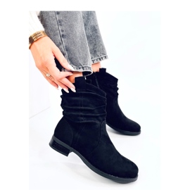 Klasické ploché kotníkové boty Wonger Black - Inello černá Klasické ploché kotníkové boty Wonger Black - Inello černá