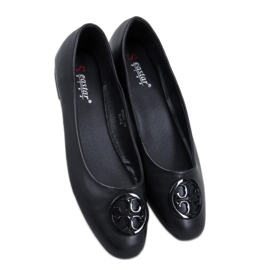 Elegantní balerínky Irvina Black - Inello černý