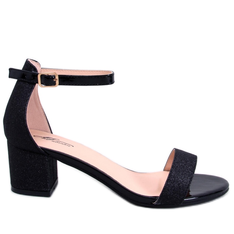 Costello Black sandály na vysokém podpatku - Inello černá