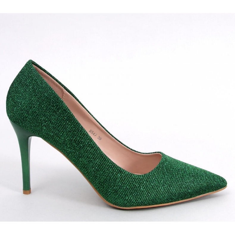 Dámské duhové vysoké podpatky Maineri Green - Inello zelená Dámské duhové vysoké podpatky Maineri Green - Inello zelená