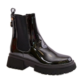 Chelsea boty Model Groesta NS522P Black - Step in style černý