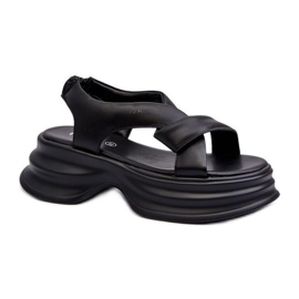 Step in style Sandály Model Goe NN2N4106 Black - Krok ve velkém stylu černý