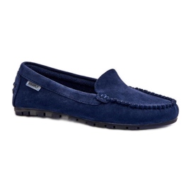 Step in style Mokasíny Model Amrutia DF937 Navy - Krok ve velkém stylu