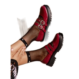 Step in style Boty Model Terione 3231 Bordo - Krok ve velkém stylu červený