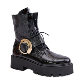 Step in style Workers Model Zazoo 2942 Black - Krok ve velkém stylu černá