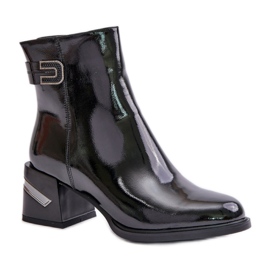 Step in style Boty Model MR880-093 Black - Krok ve velkém stylu černý