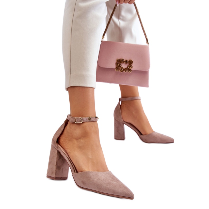 Step in style Lodičky Model Lexie QA203P Tmavě béžová - Krok ve stylu béžový