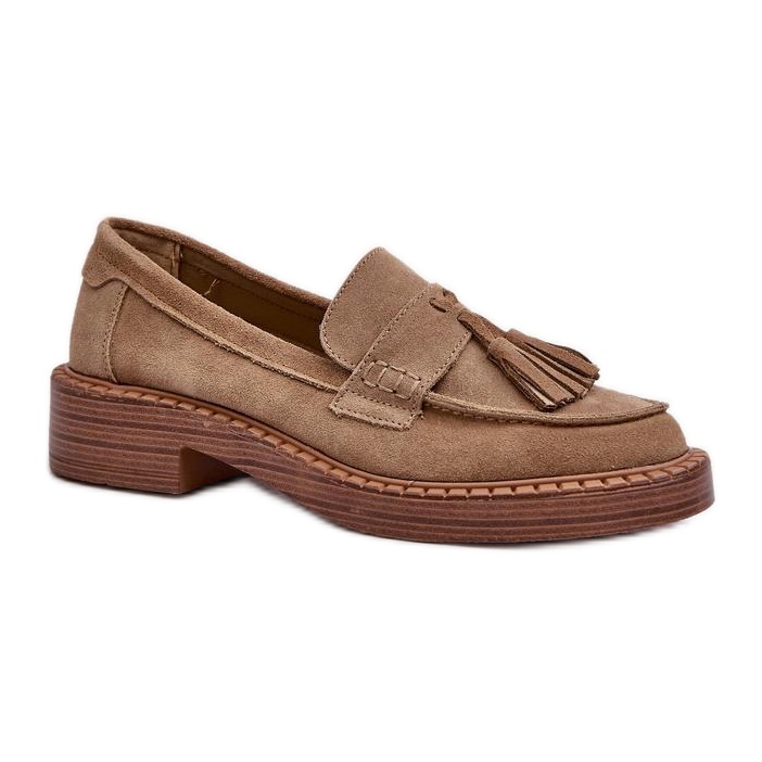 Step in style Mokasíny Model Da TW107 Brown - Krok ve velkém stylu hnědý