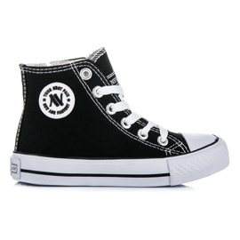 New Age Dětské tenisky se zipem černý