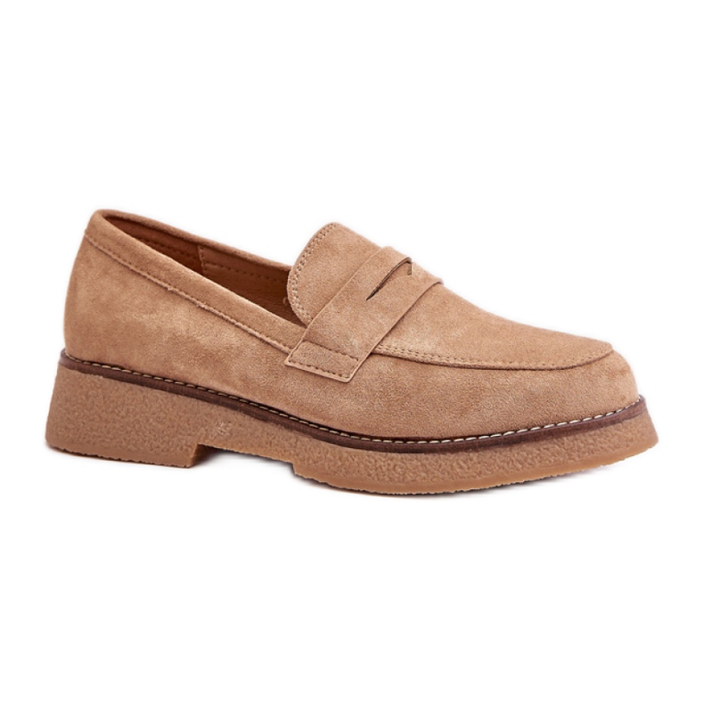 Step in style Mokasíny Model Belania C-528 Beige - Krok ve velkém stylu béžový