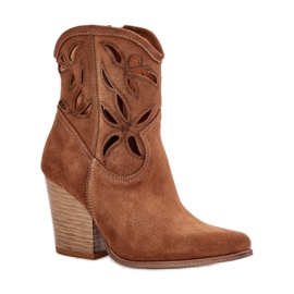 Step in style Boty Model Lewski 3612 Brown - Krok ve stylu béžový
