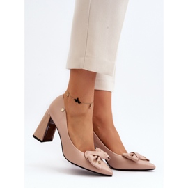 Step in style Lodičky Model Ariemessa 62104 Beige - Krok ve velkém stylu béžový