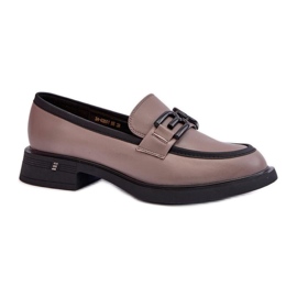 Step in style Mokasíny Model Triana 63501 Tmavě béžová - Krok ve stylu šedá