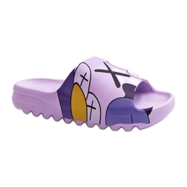 Step in style Sandálové žabky Model Monsters CK240P Violet - Krok ve velkém stylu fialová
