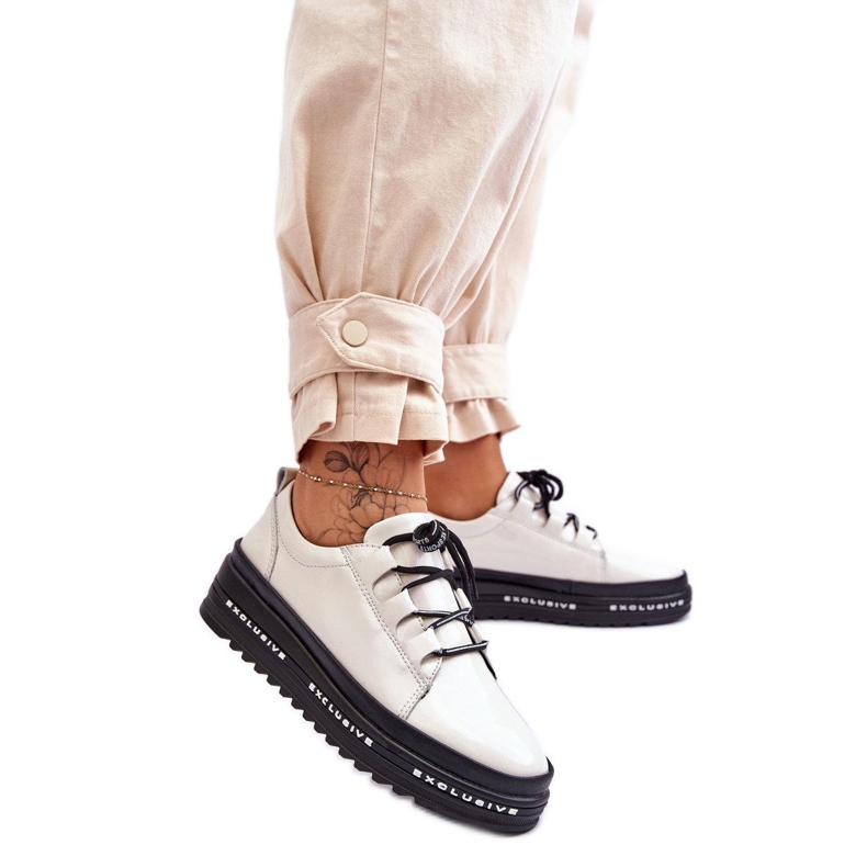 Step in style Sportovní obuv Model S.Barski LR592B Béžová - Krok ve stylu béžový