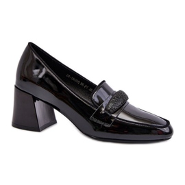 Step in style Lodičky Model Samassa 58308 Black - Krok ve velkém stylu černý