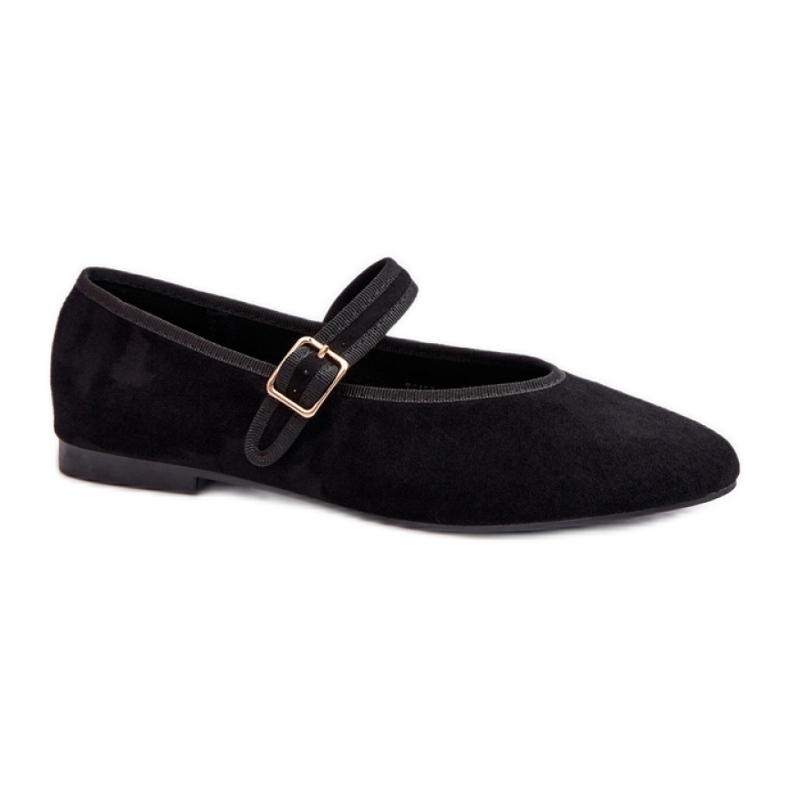 Step in style Balerínky Model Anlofi T612P Black - Stylový krok černá