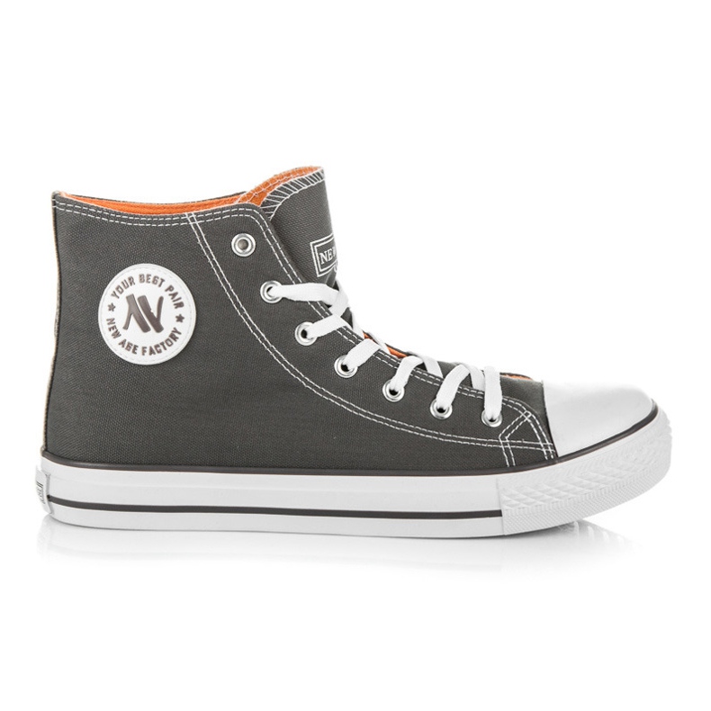 New Age Pánské vysoké tenisky šedá