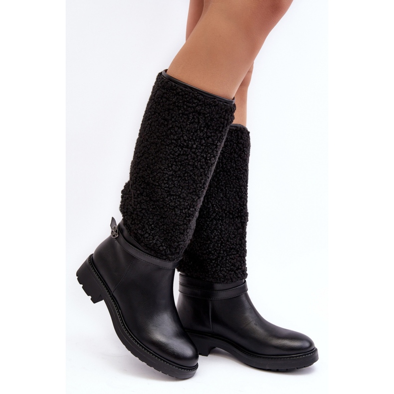 Step in style Boty Model Bellama 6724 Black - Krok ve velkém stylu černá