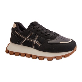 Step in style Sportovní boty Model Mialunae YH30 Black - Krok ve stylu černý