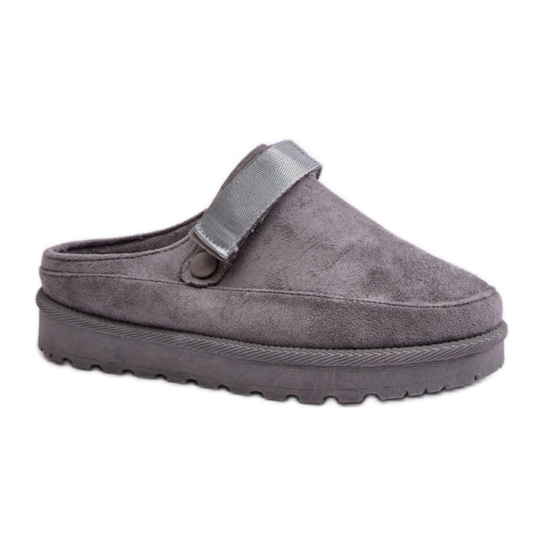 Step in style Pantofle Model Azida YY-12 Grey - Krok ve velkém stylu šedá