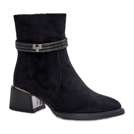 Step in style Model Da MR880-027 Černé kozačky - Krok ve stylu černý
