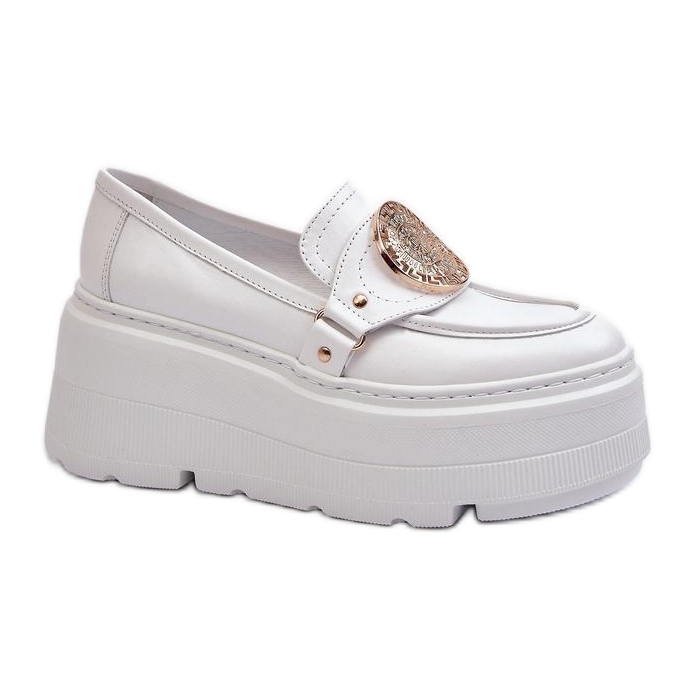 Step in style Mokasíny Model Zazoo 3458 White - Krok ve velkém stylu bílý