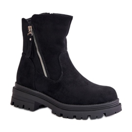 Step in style Boty Model Reloma SP259 Black - Krok ve velkém stylu černý