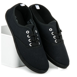 Šněrovací tenisky New Age černý