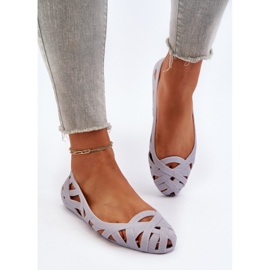 Step in style Balerínky Model Salam BG161P Grey - Stylový krok šedá