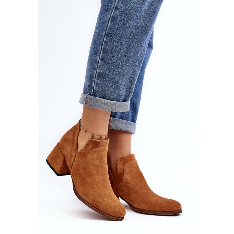 Step in style Boty Model Dalros 4175 Camel - Krok ve velkém stylu hnědý