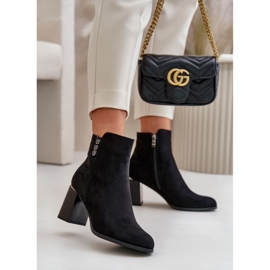 Step in style Boty Model Erillia JC103 Black - Krok ve velkém stylu černý