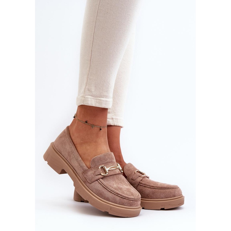Step in style Mokasíny Model Lighas F003 Brown - Krok ve stylu hnědý