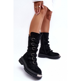 Step in style Workers Model Elnatea NC1307 Black - Krok ve velkém stylu černý