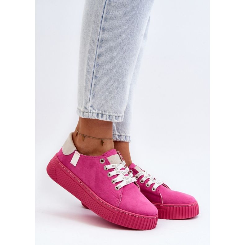 Step in style Tenisky Model Big Star NN276004 Fuchsia - Krok ve velkém stylu růžový