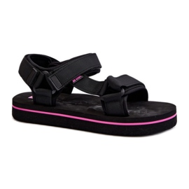 Dámské sandály na platformě Lee Cooper Black černá