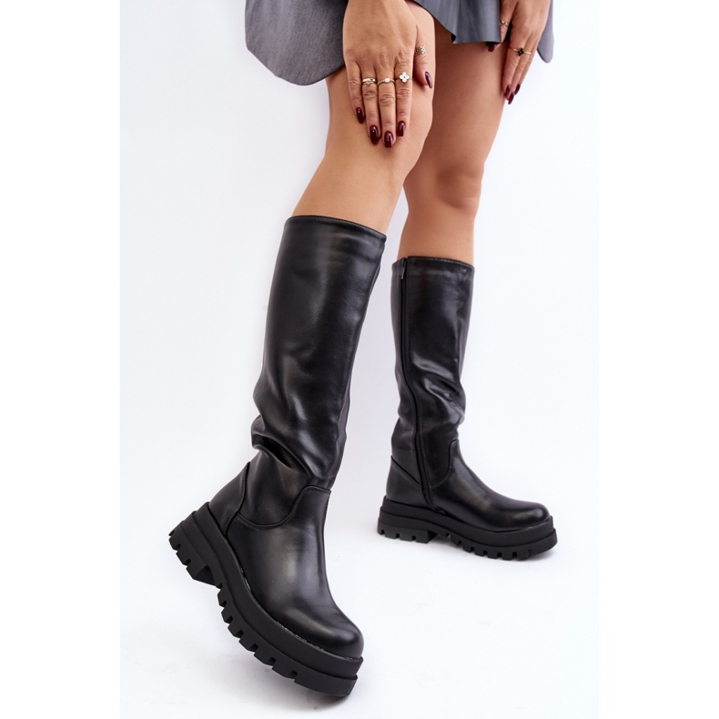 Step in style Boty Model Beatrizia BC-305 Black - Krok ve stylu černá