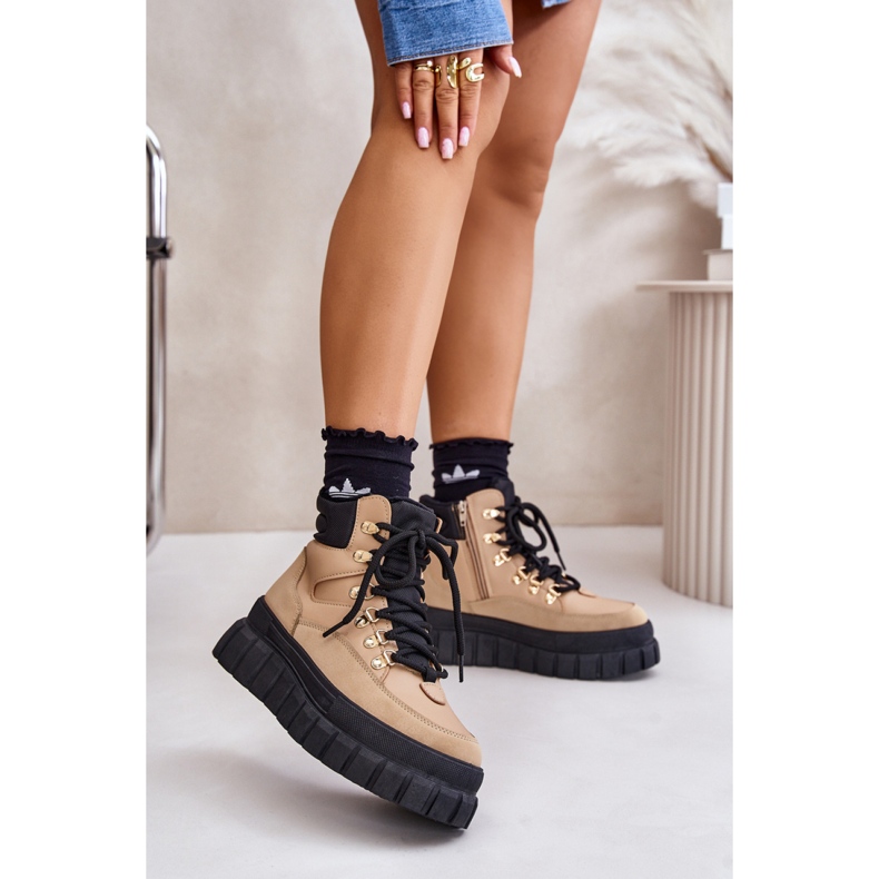 Step in style Kozačky Model Jelenia 24BT26-7928 Hnědá - Krok ve velkém stylu hnědý