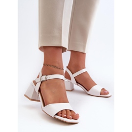 Sandály Model Leisha LT33-10 White - Step in style bílý