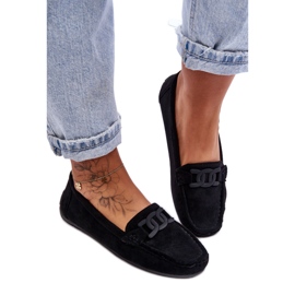 Step in style Mokasíny Model Rabell DF711 Black - Krok ve velkém stylu černý