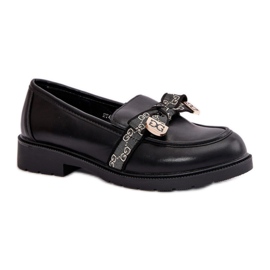 Step in style Mokasíny Model S.Barski HY42-331 Black - Krok ve stylu černý