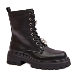 Step in style Workers Model Kristines LQ-122 Black - Krok ve velkém stylu černý