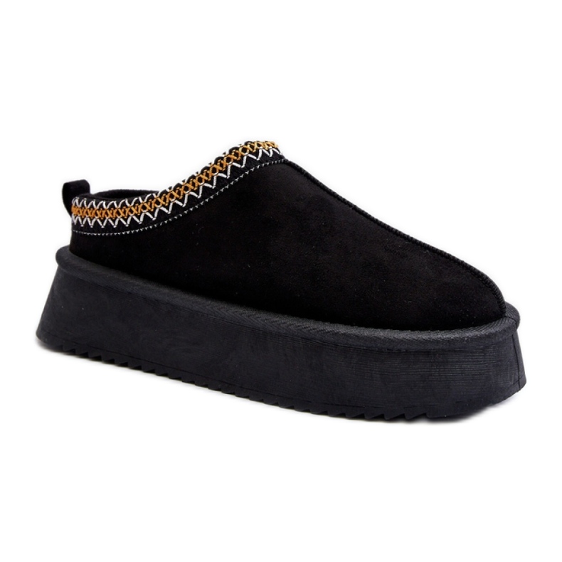 Step in style Pantofle Model Sylva UA-1822 Black - Krok ve velkém stylu černá