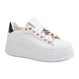 Step in style Sportovní obuv Model Cavisa C2168 Bílá/Černá - Krok ve stylu bílý
