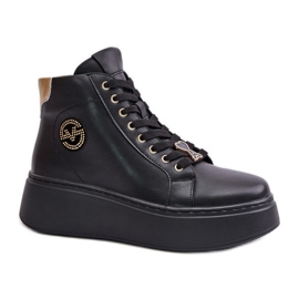 Step in style Sportovní obuv Model Vinceza 66707 Černá - Krok ve stylu černý