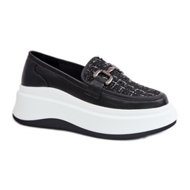 Step in style Mokasíny Model Vinceza 89105 Black - Krok ve velkém stylu černý